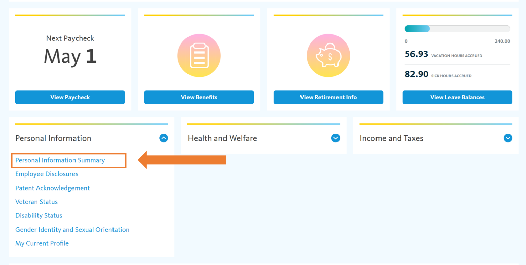Keep Your Personal Information Updated in UCPath